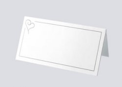 Place Cards White